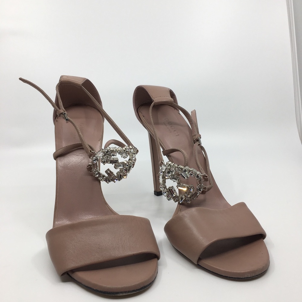 Gucci Crystal GG heels